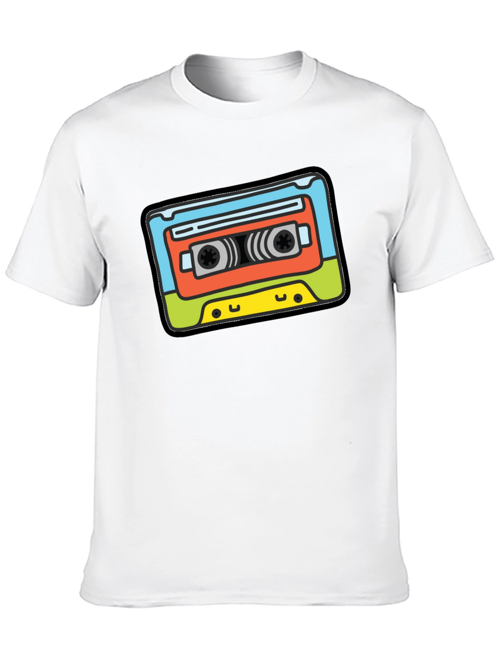 Retro Cassette Tape Graphic Tee - Music Lover Shirt