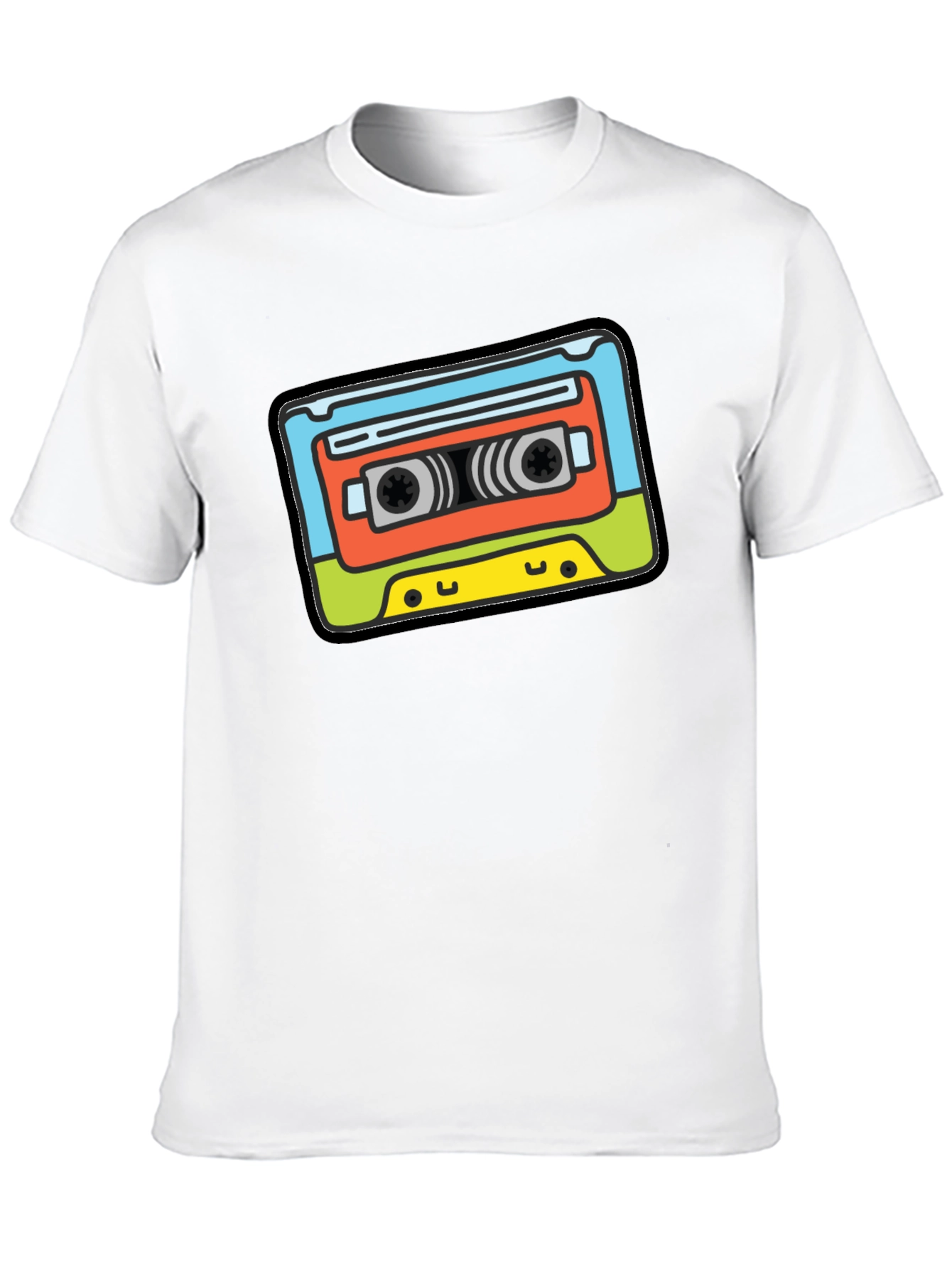 Retro Cassette Tape Graphic Tee - Music Lover Shirt