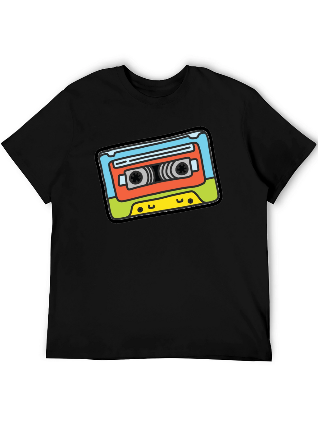 Retro Cassette Tape Graphic Tee - Music Lover Shirt