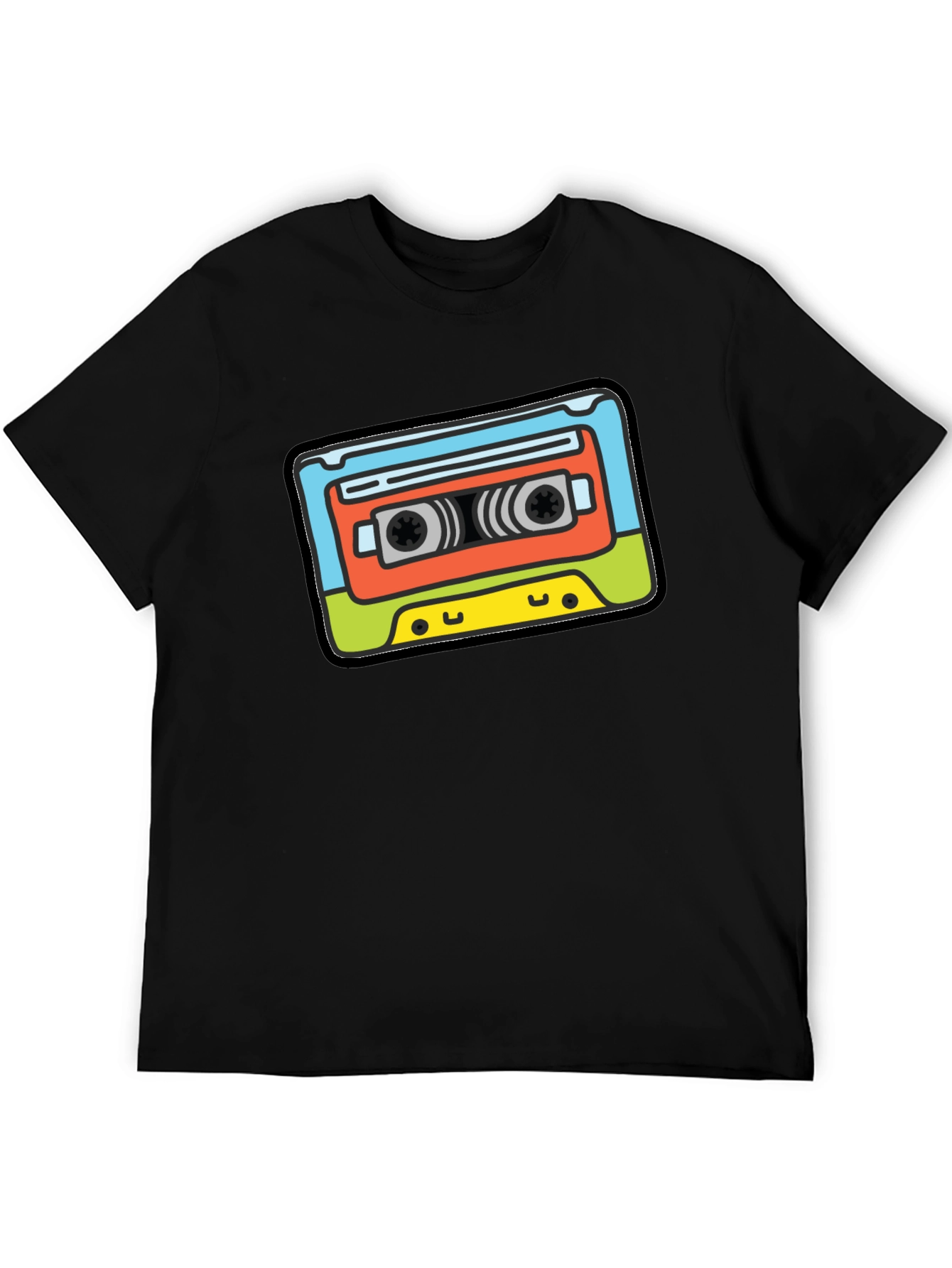 Retro Cassette Tape Graphic Tee - Music Lover Shirt