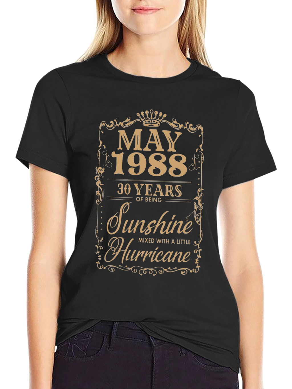 May 1988 30th Birthday Sunshine Hurricane T-Shirt