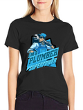 Plumber Superpower T-Shirt - Black
