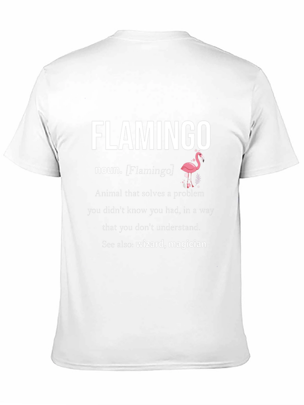 Funny Flamingo Definition Graphic Tee