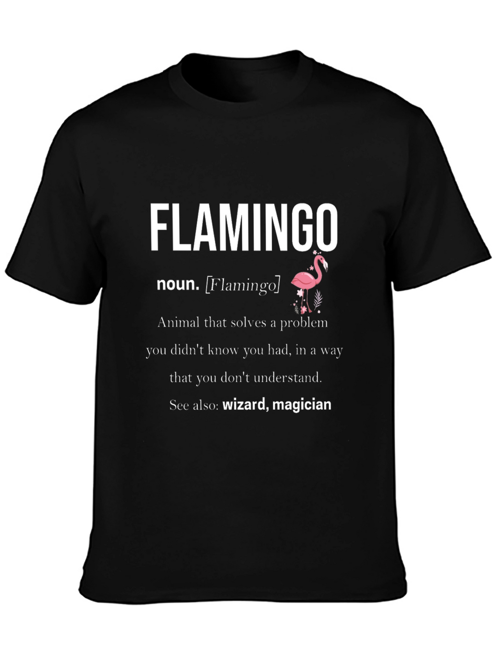 Funny Flamingo Definition Graphic Tee