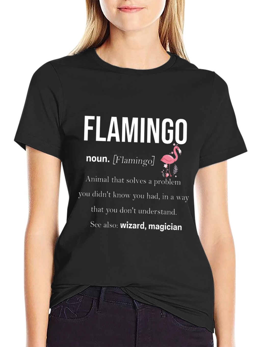 Funny Flamingo Definition Graphic Tee