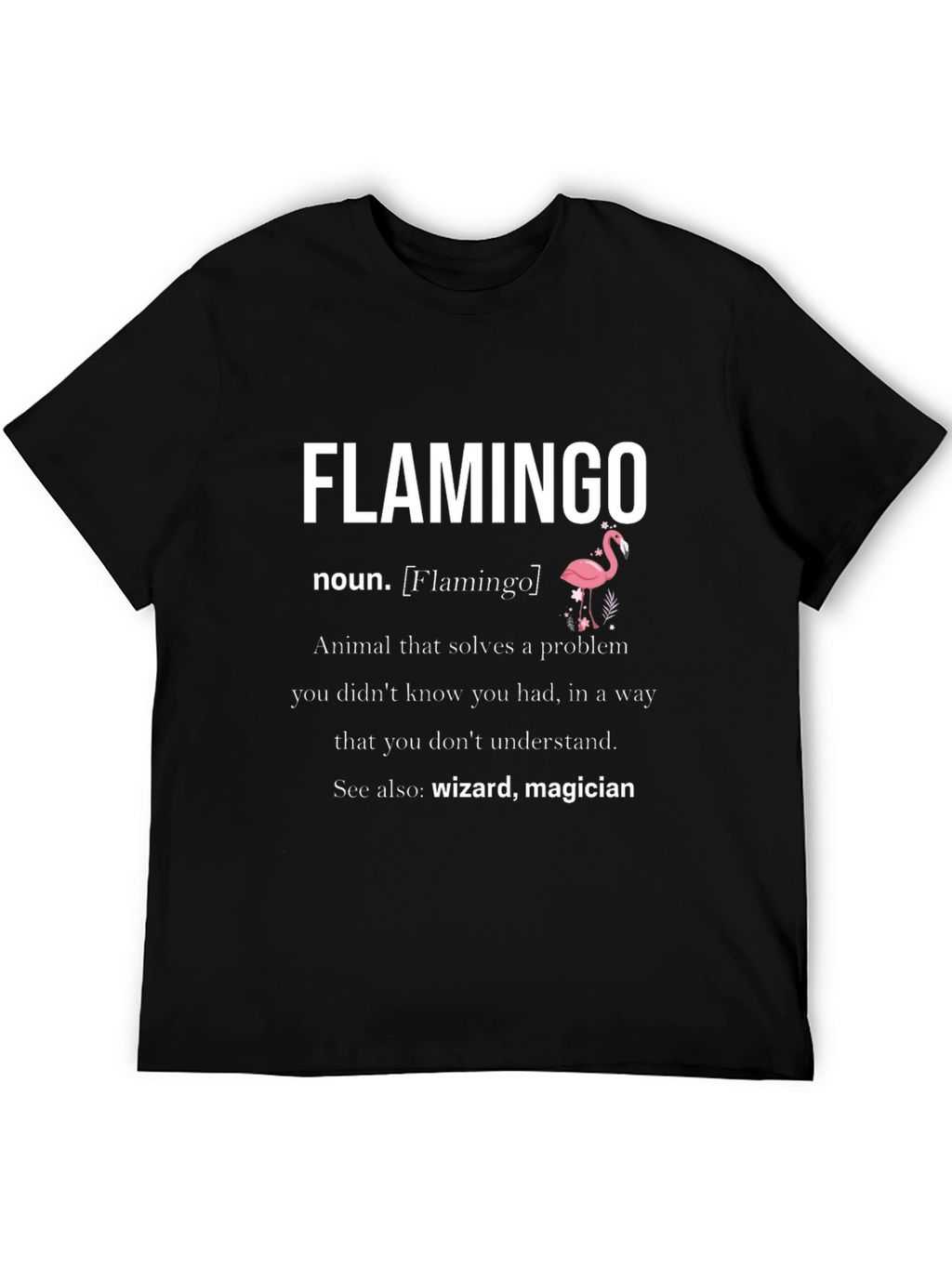 Funny Flamingo Definition Graphic Tee