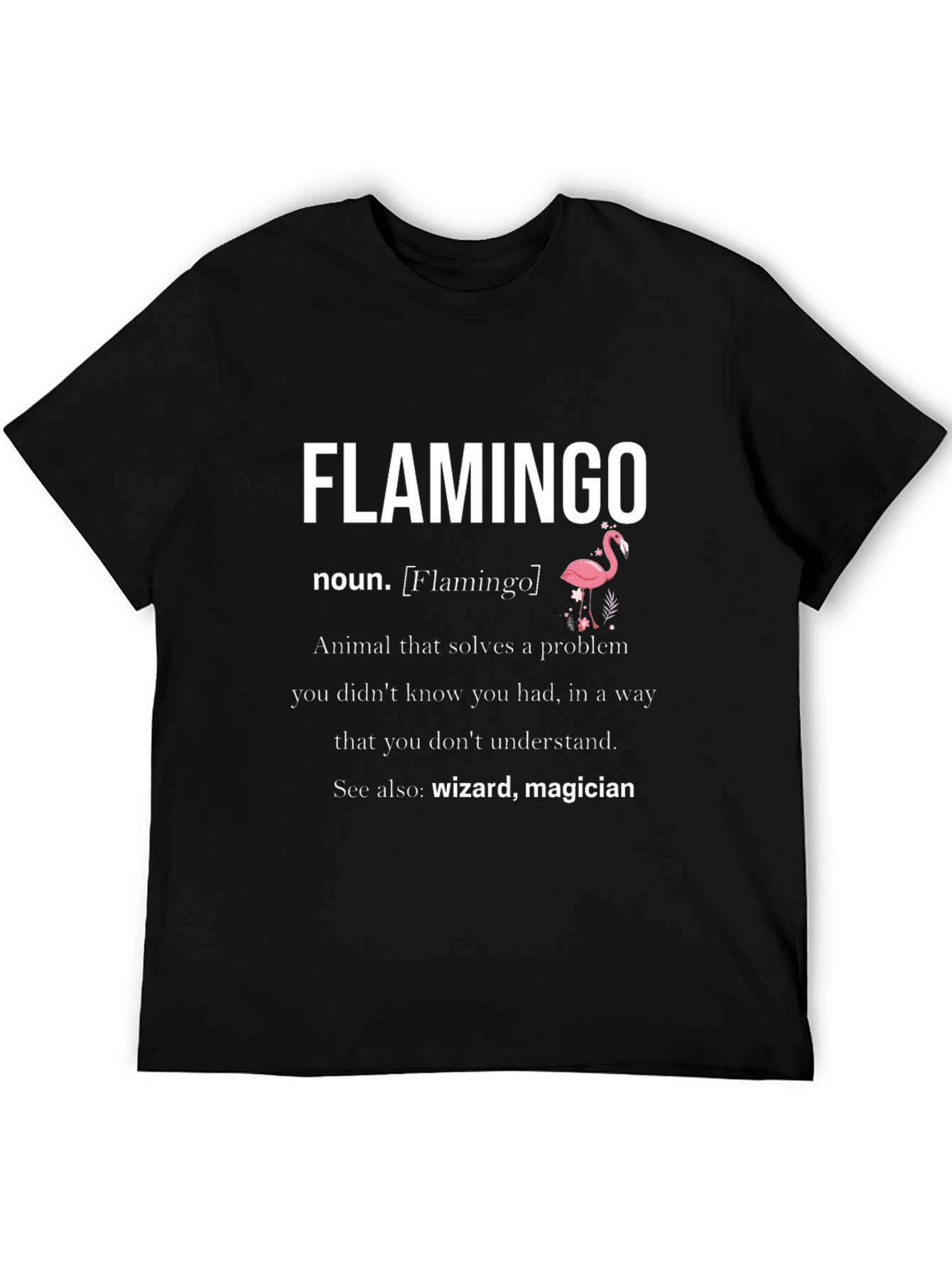 Funny Flamingo Definition Graphic Tee