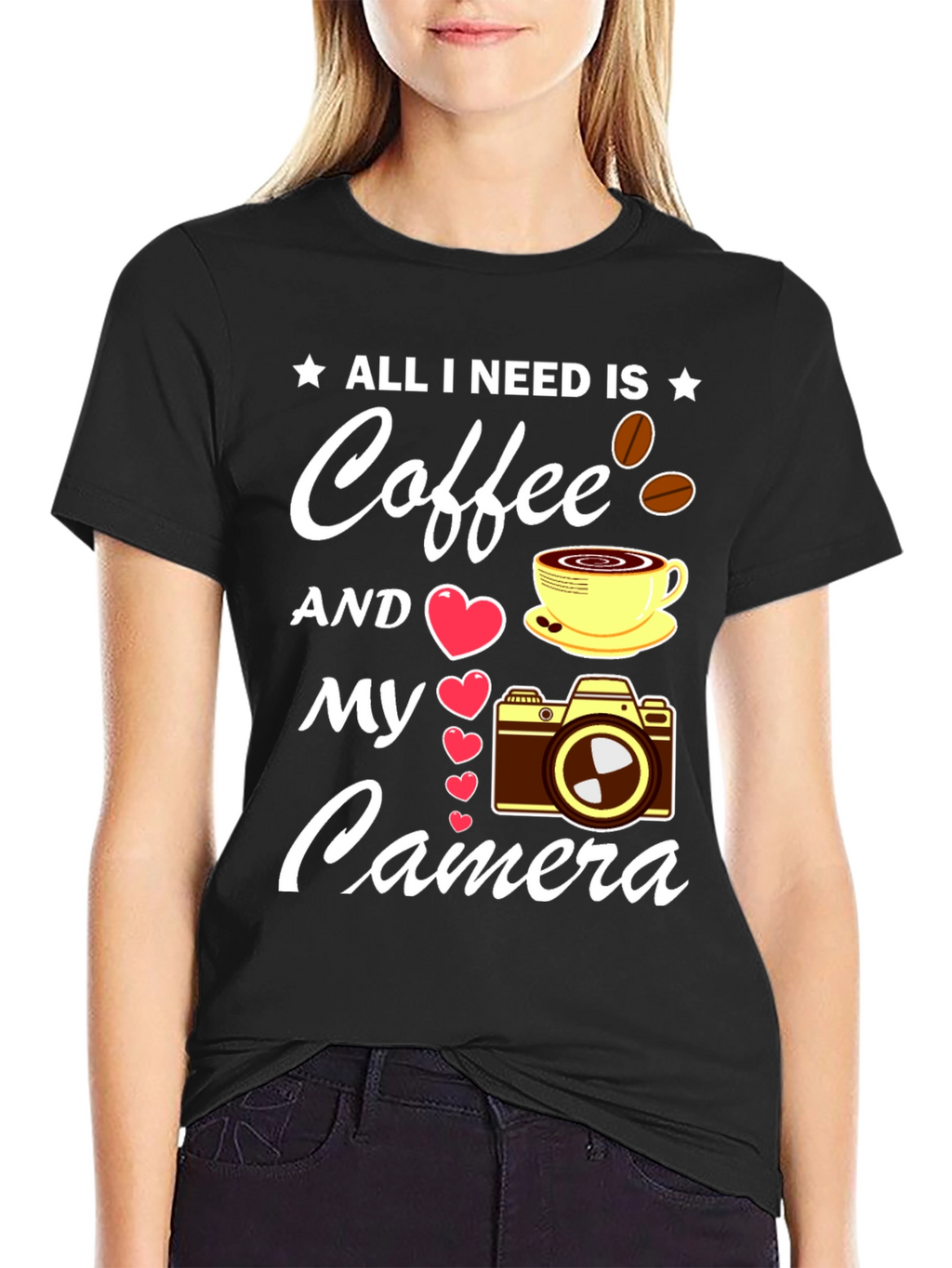Coffee & Camera T-Shirt - Photographers Dream Tee