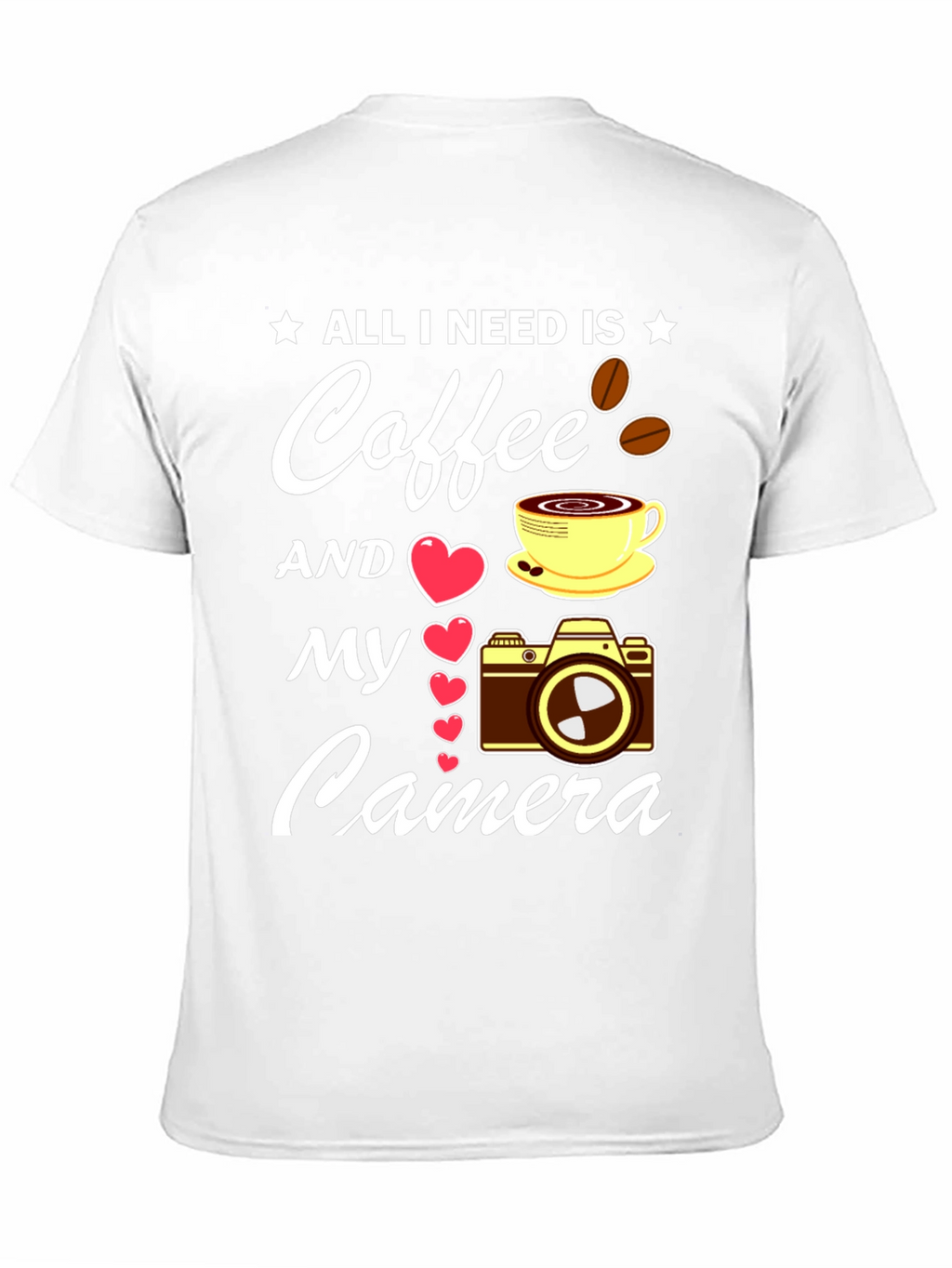 Coffee & Camera T-Shirt - Photographers Dream Tee