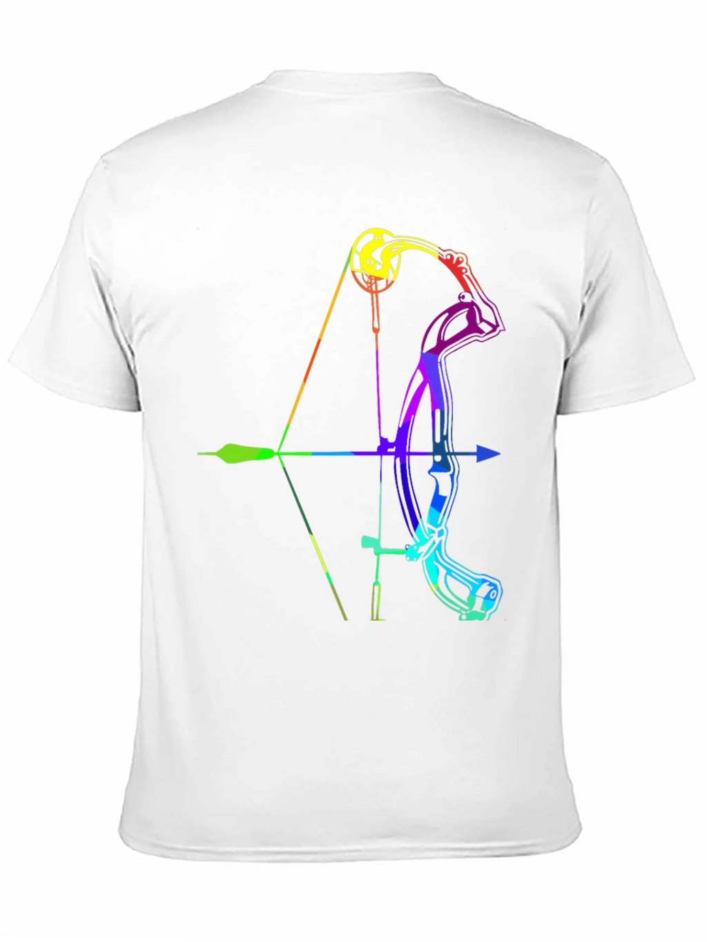 Rainbow Compound Bow Graphic T-Shirt