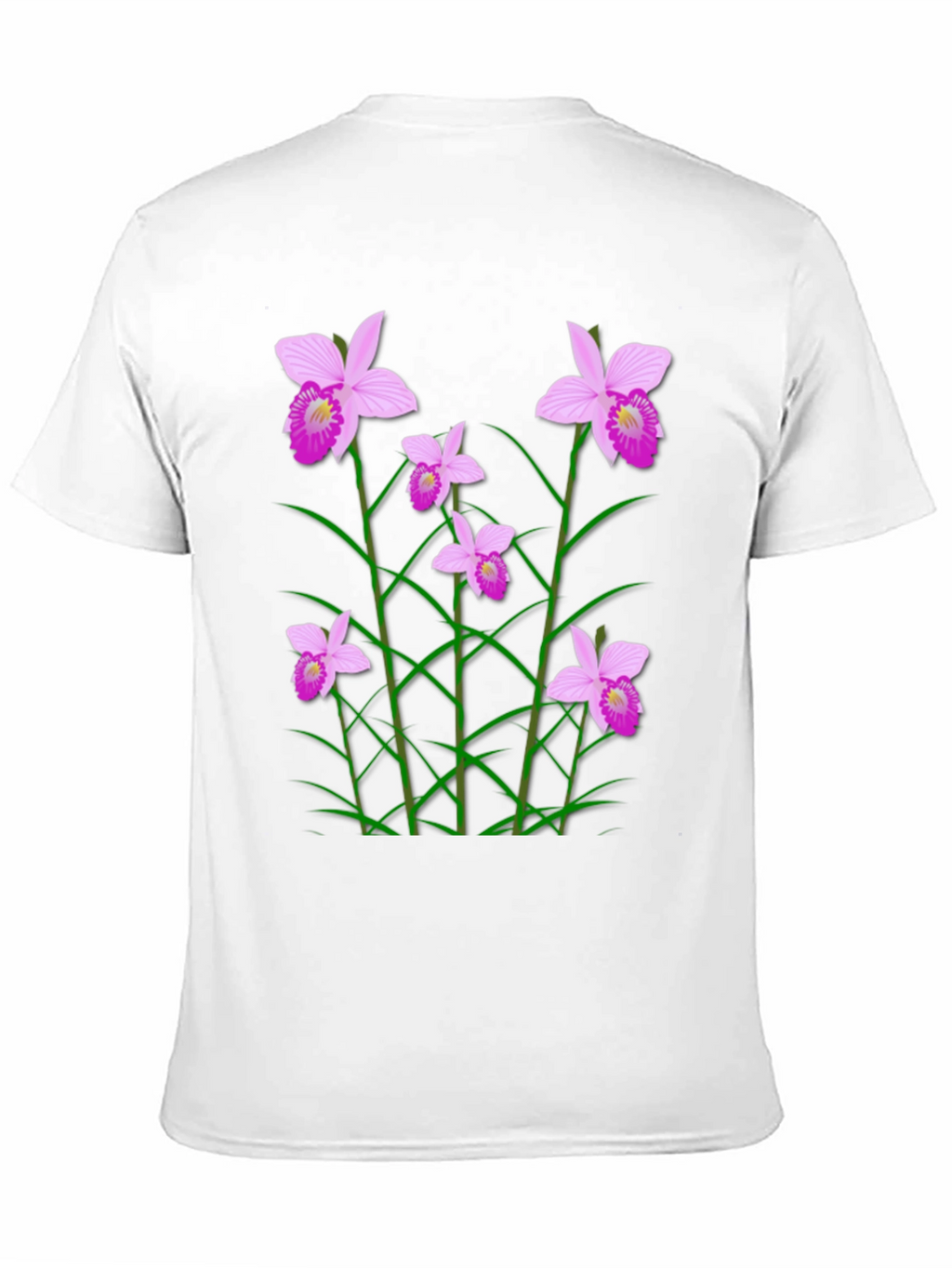 Floral Orchid Graphic Print T-Shirt