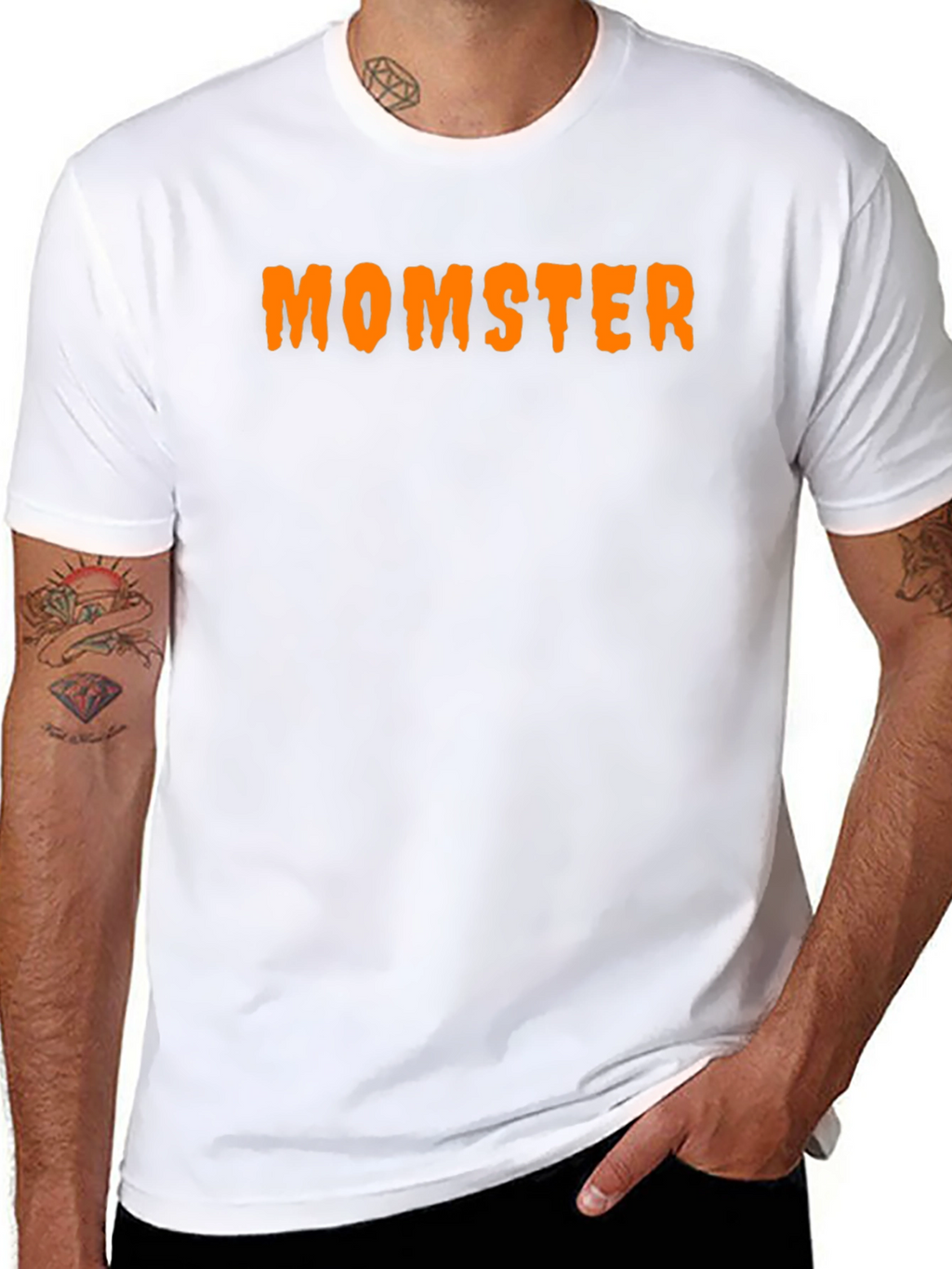 Momster Halloween T-Shirt - Black Tee