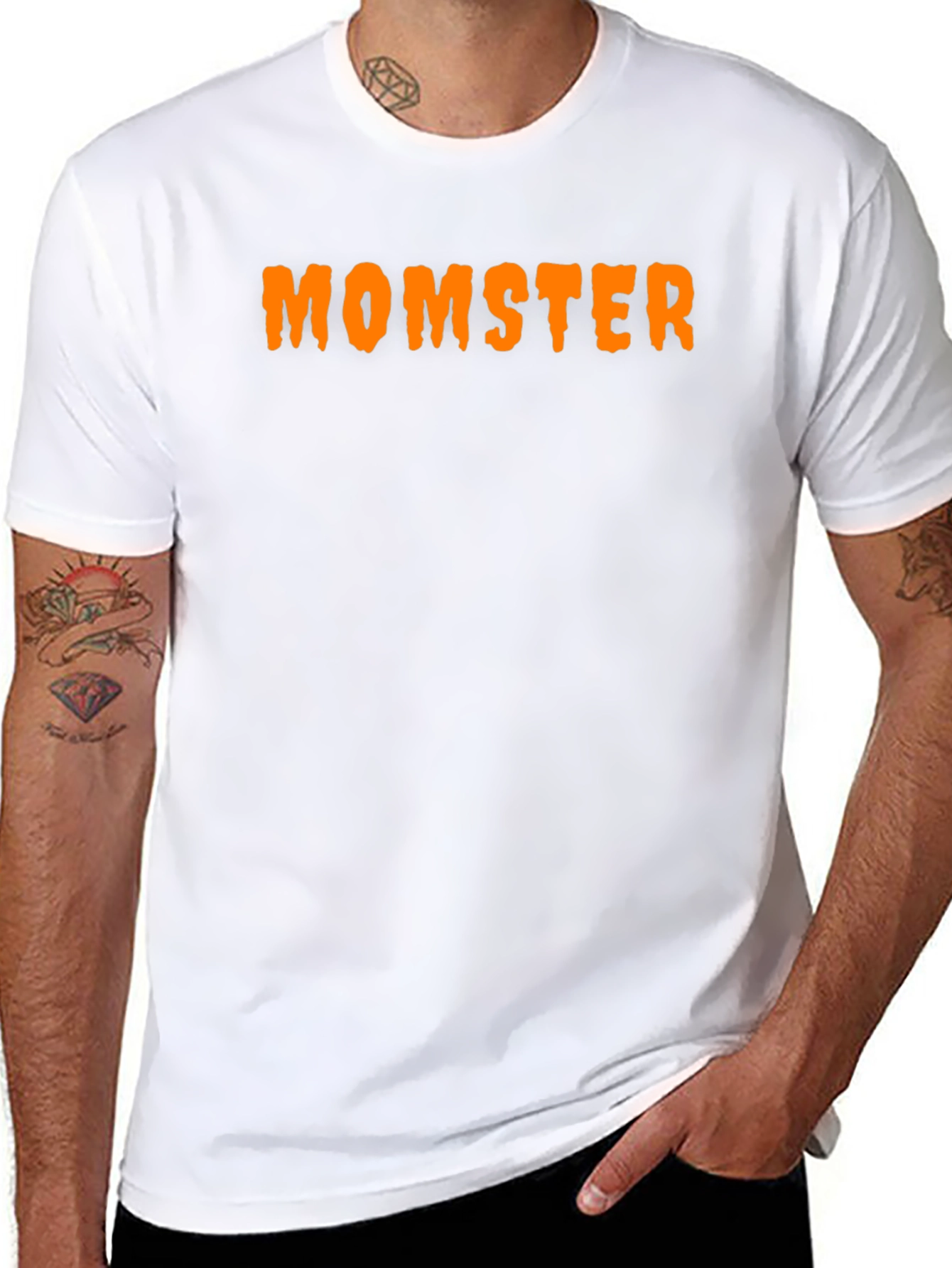 Momster Halloween T-Shirt - Black Tee