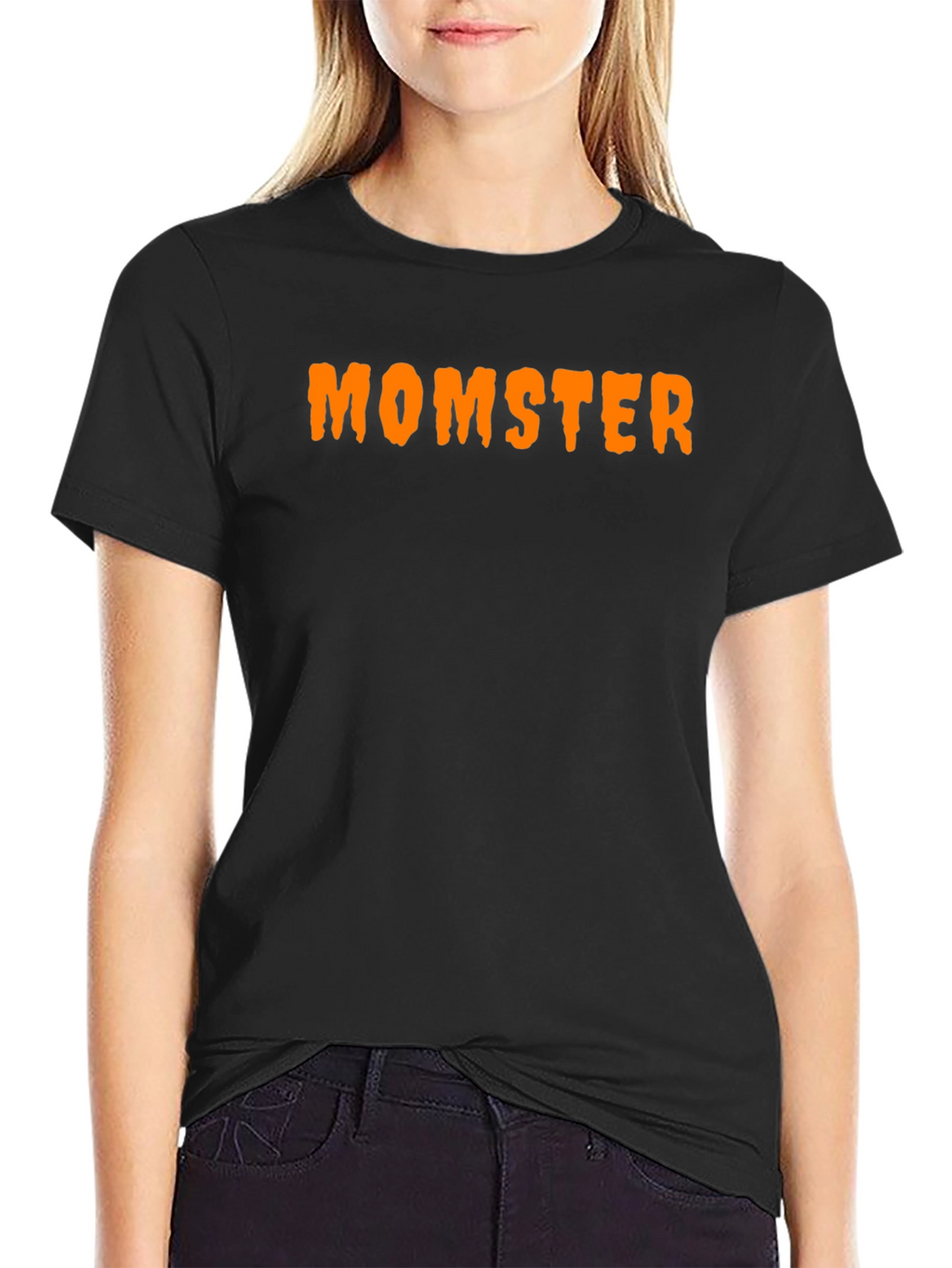 Momster Halloween T-Shirt - Black Tee