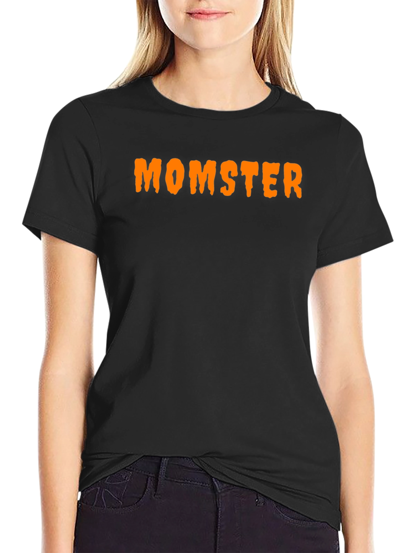 Momster Halloween T-Shirt - Black Tee