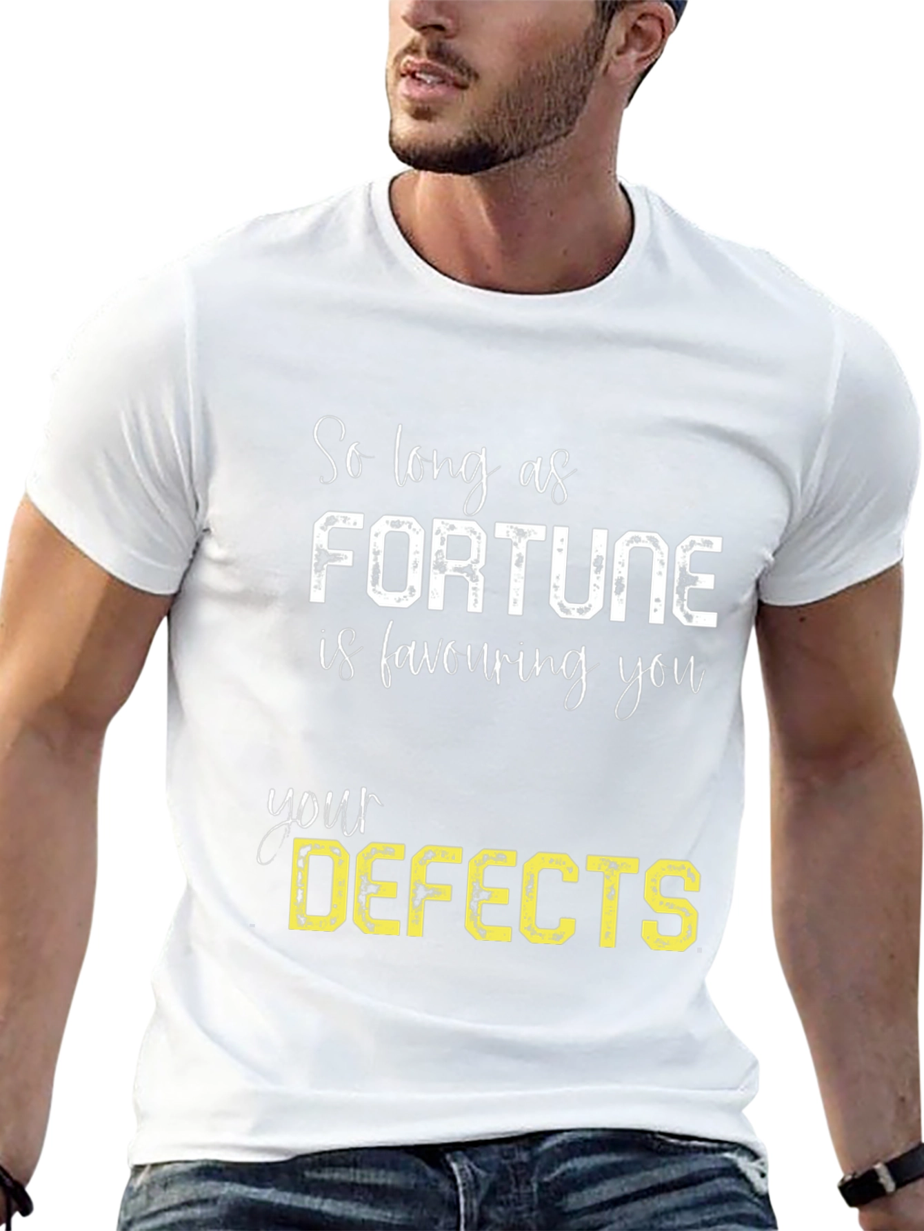 Fortune Favors Defects - Funny Graphic Tee