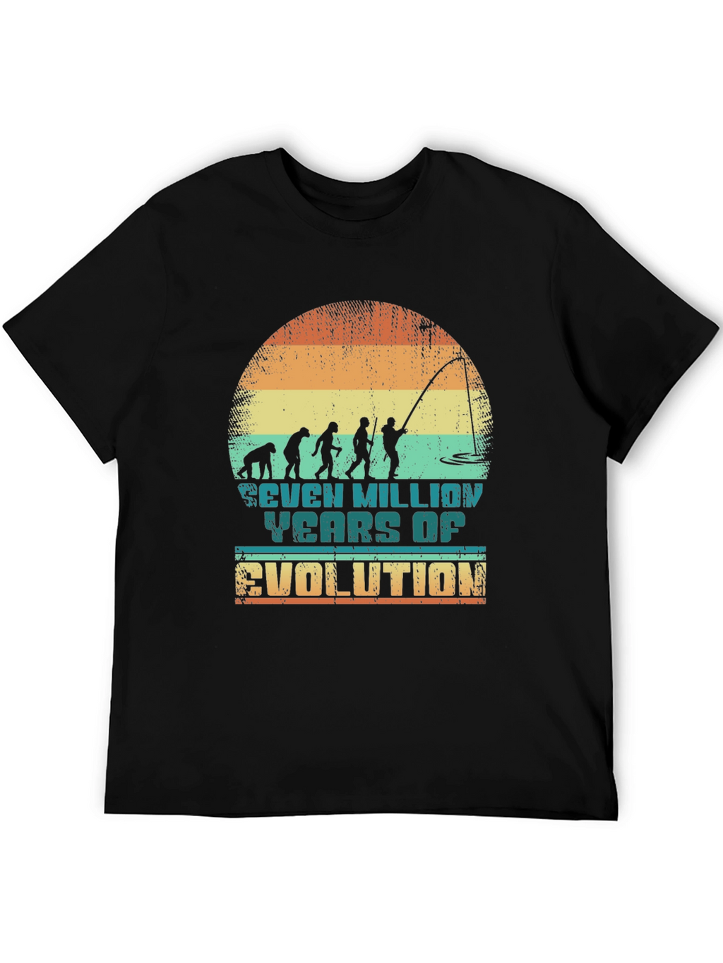 Evolution Fishing Graphic Tee