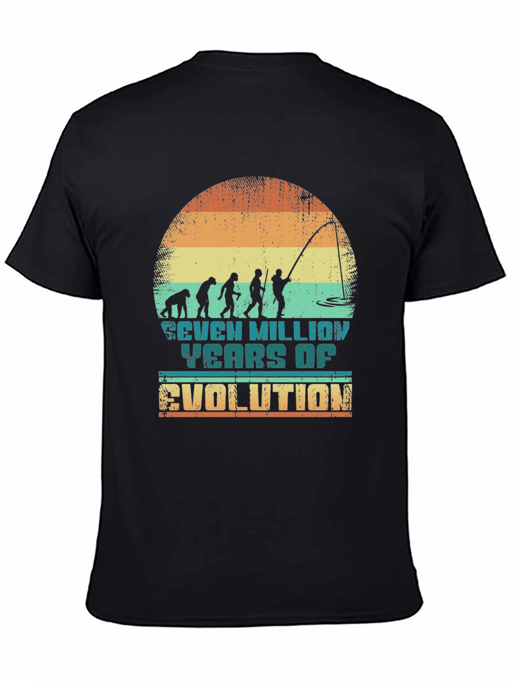 Evolution Fishing Graphic Tee