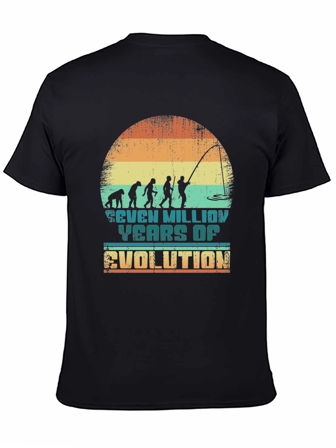 Evolution Fishing Graphic Tee