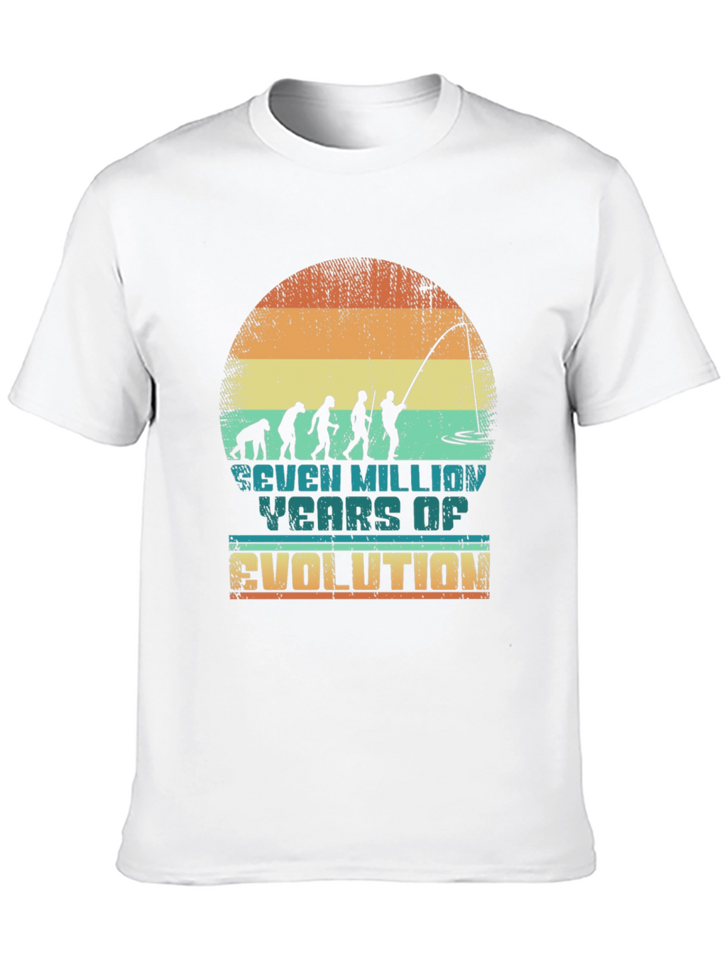 Evolution Fishing Graphic Tee