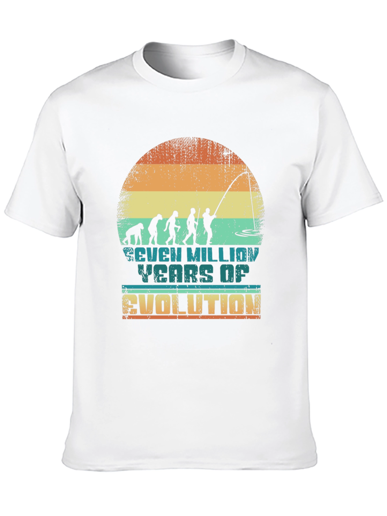 Evolution Fishing Graphic Tee