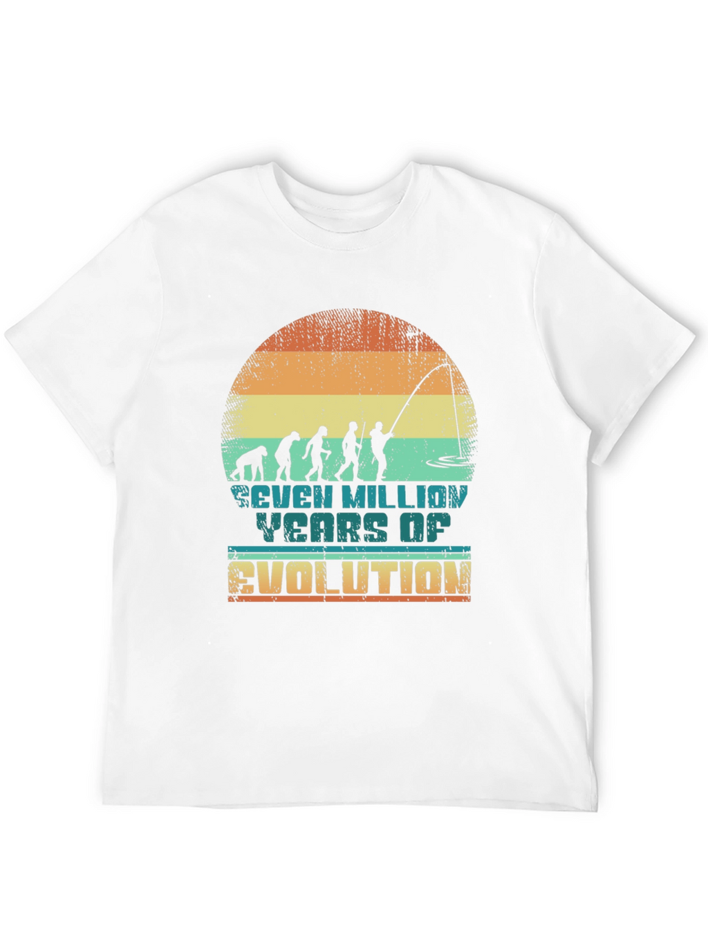 Evolution Fishing Graphic Tee