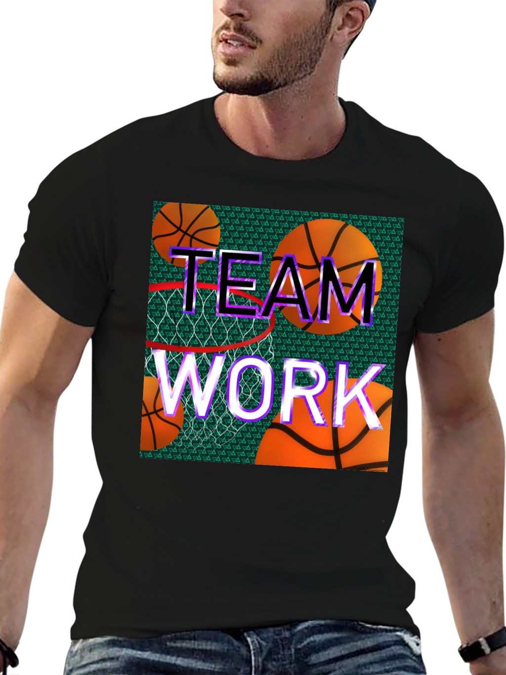 Teamwork Basketball T-Shirt