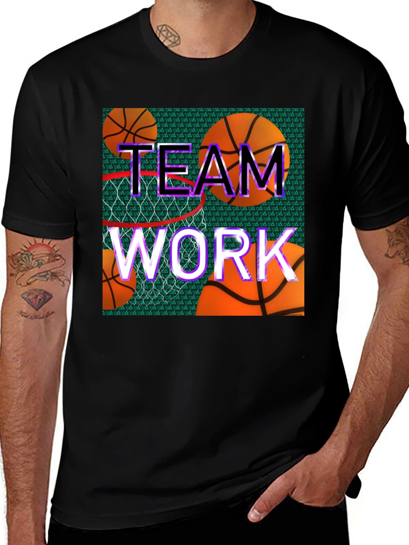 Teamwork Basketball T-Shirt
