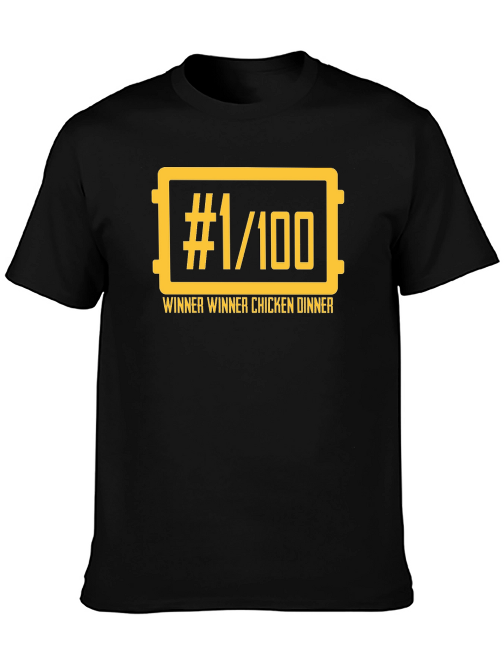 Winner Winner Chicken Dinner T-Shirt - Black Gaming Tee
