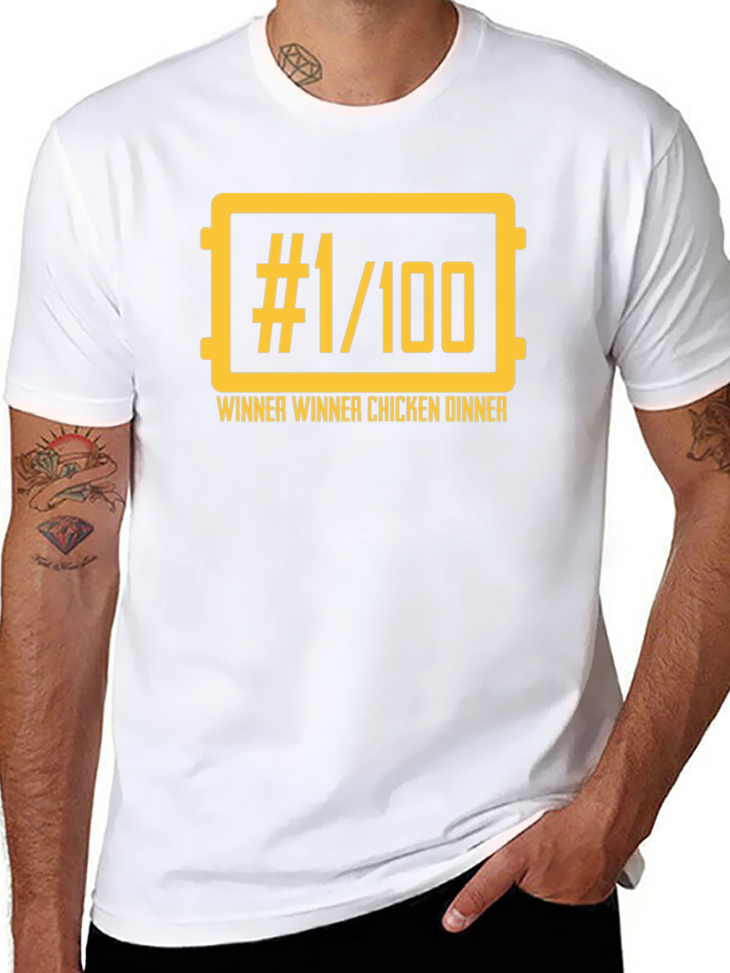 Winner Winner Chicken Dinner T-Shirt - Black Gaming Tee