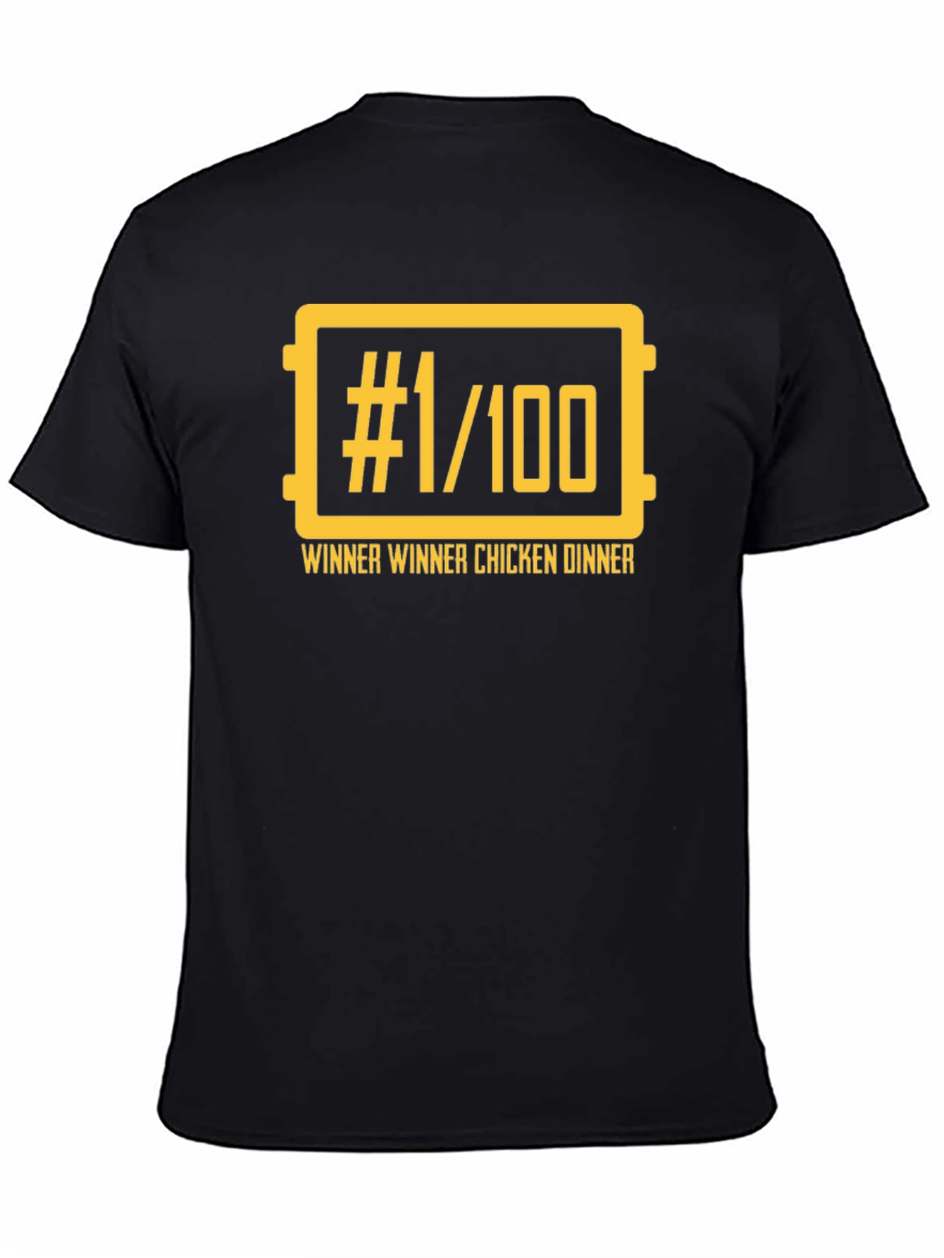 Winner Winner Chicken Dinner T-Shirt - Black Gaming Tee