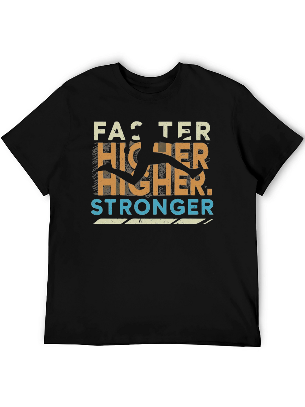 Faster Higher Stronger Graphic Tee - Athletic Inspired Design