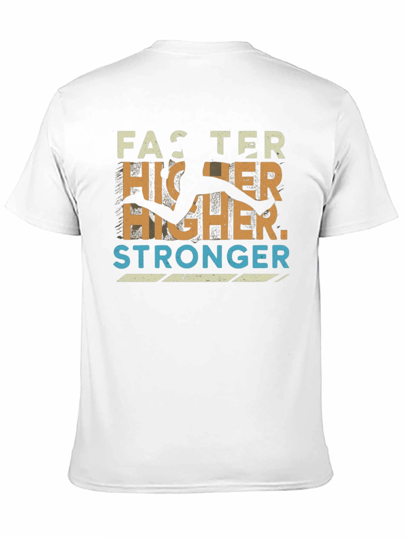 Faster Higher Stronger Graphic Tee - Athletic Inspired Design