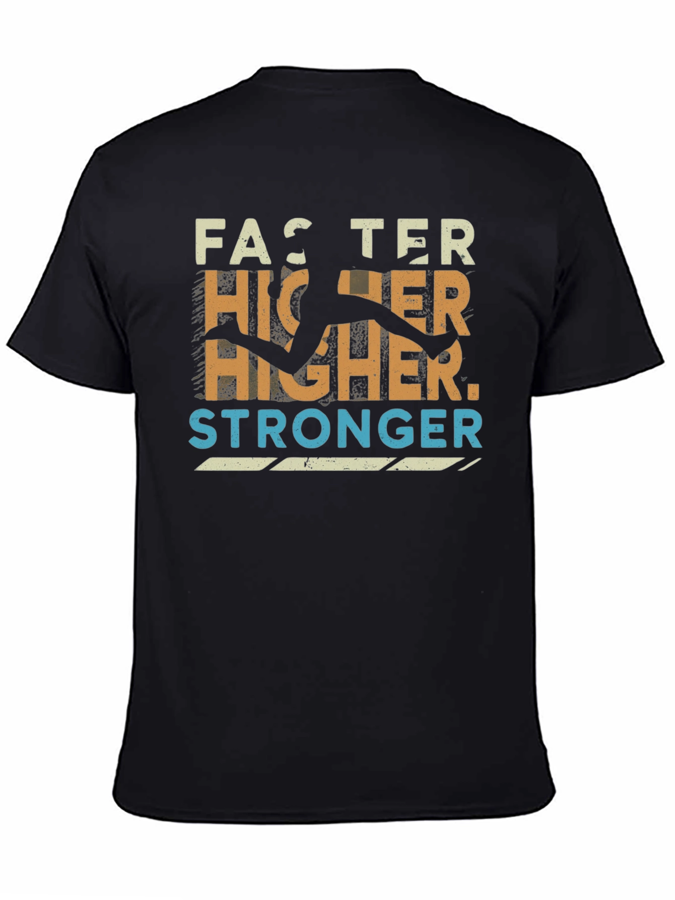 Faster Higher Stronger Graphic Tee - Athletic Inspired Design