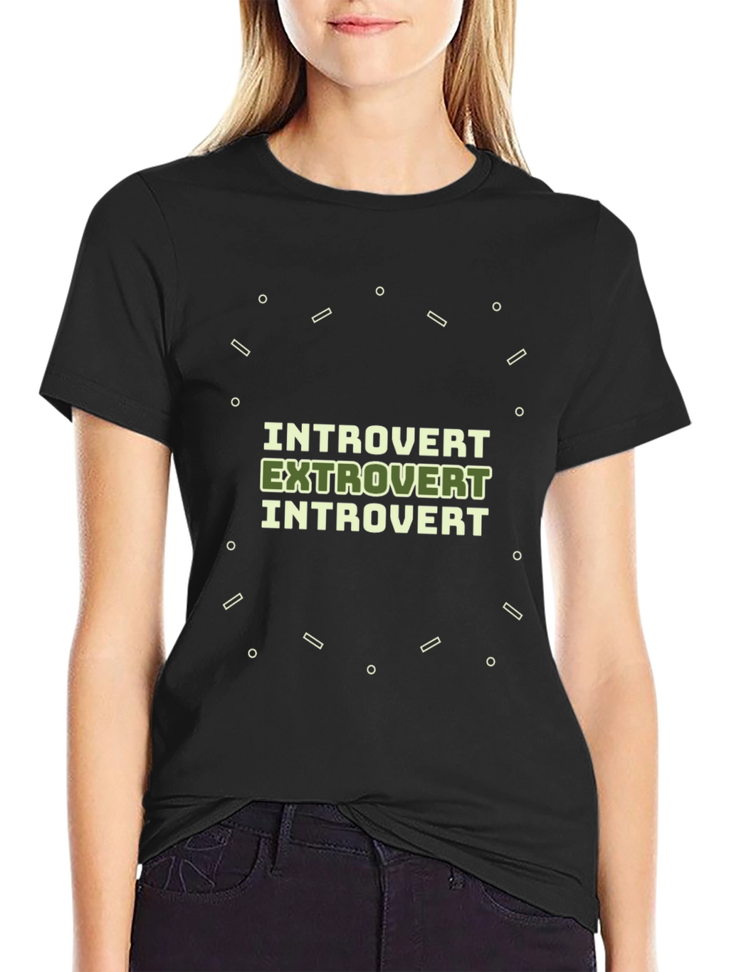 Introvert Extrovert Introvert Graphic Tee
