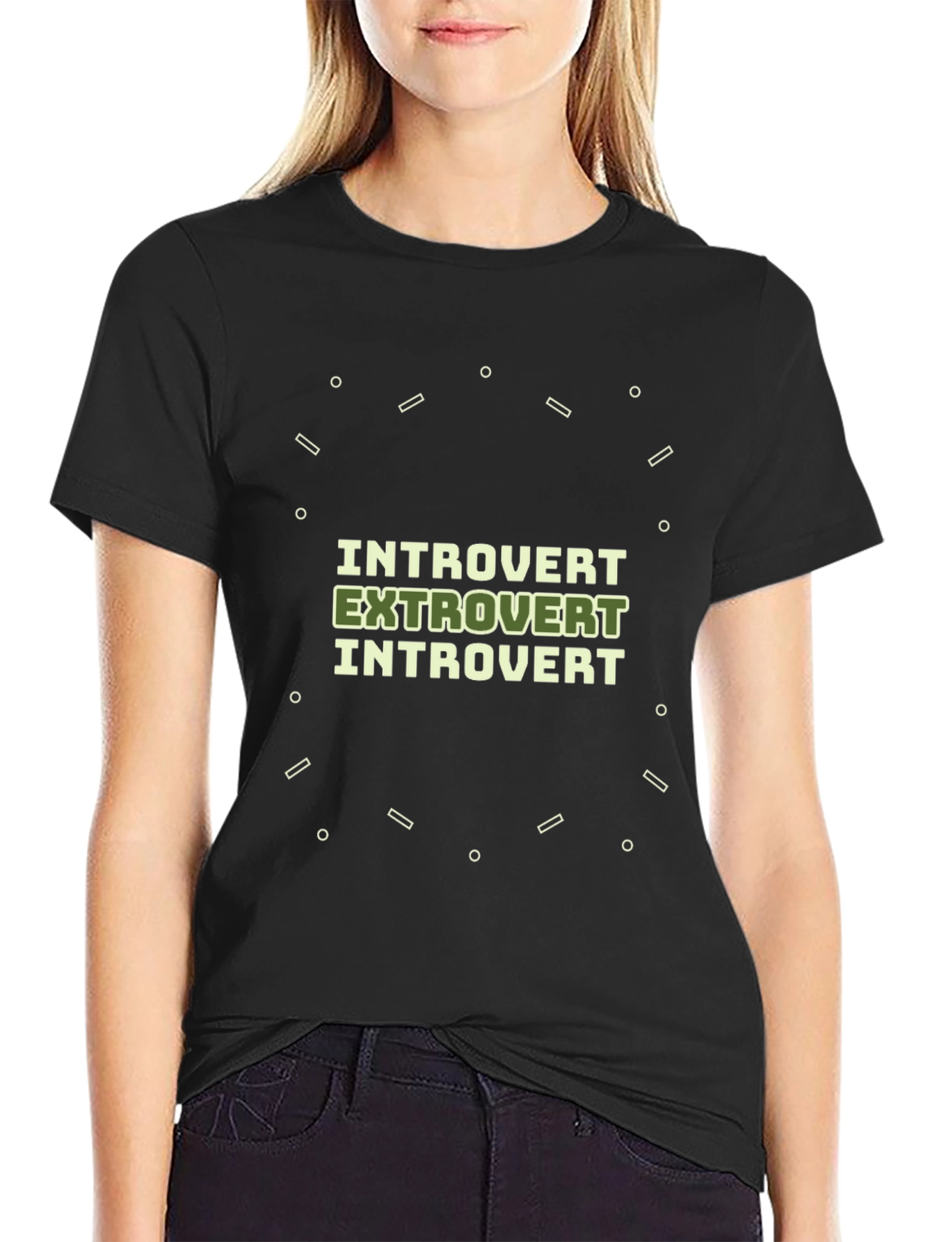 Introvert Extrovert Introvert Graphic Tee