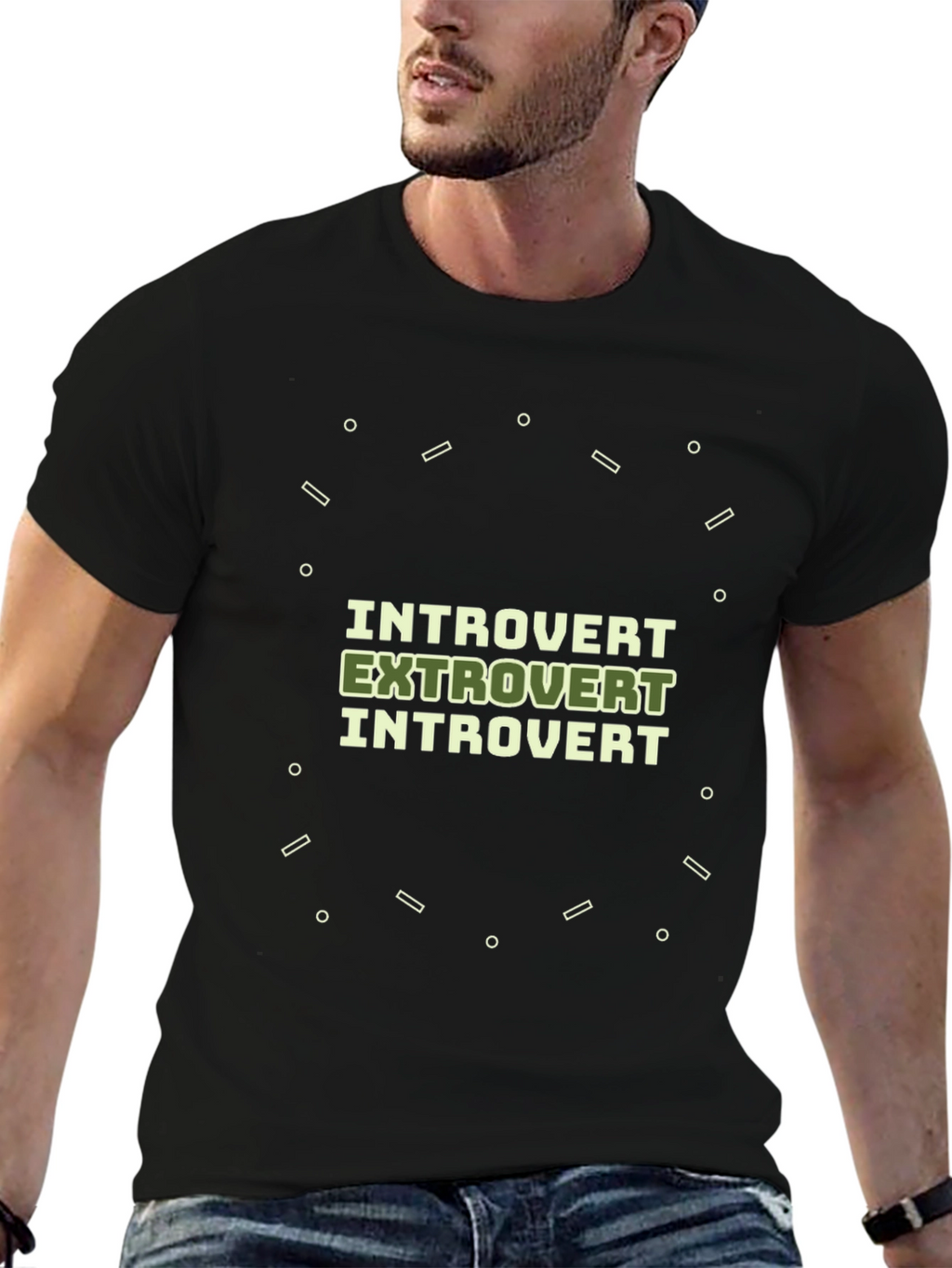 Introvert Extrovert Introvert Graphic Tee