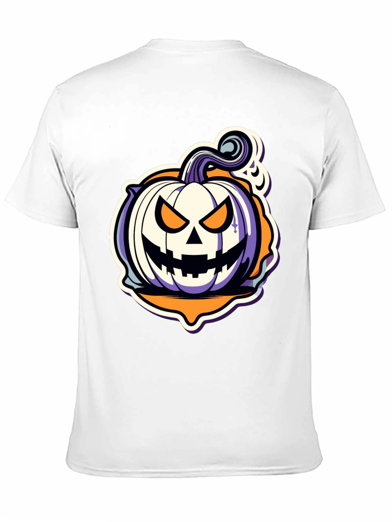 Spooky Pumpkin Graphic T-Shirt - Halloween Tee