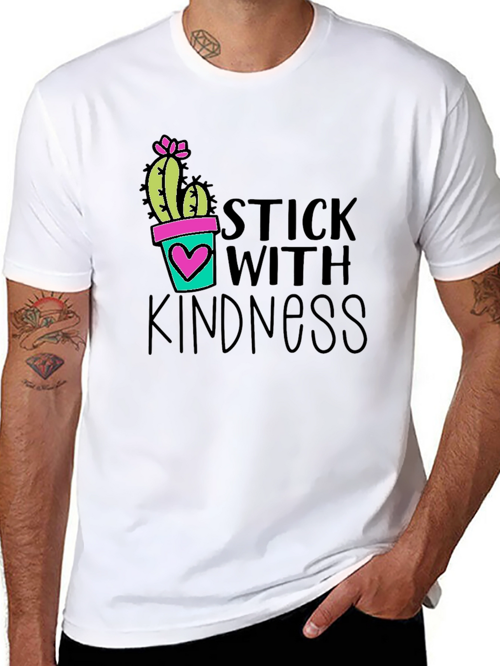 Stick With Kindness Graphic T-Shirt
