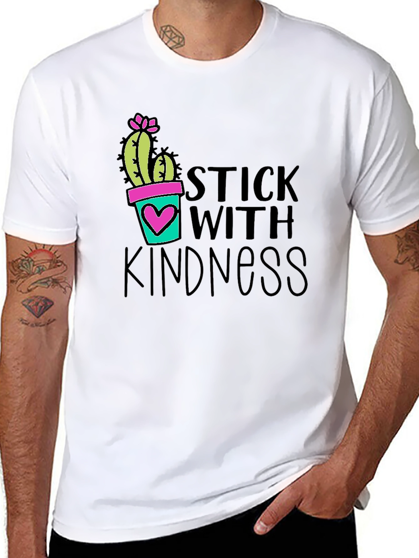 Stick With Kindness Graphic T-Shirt