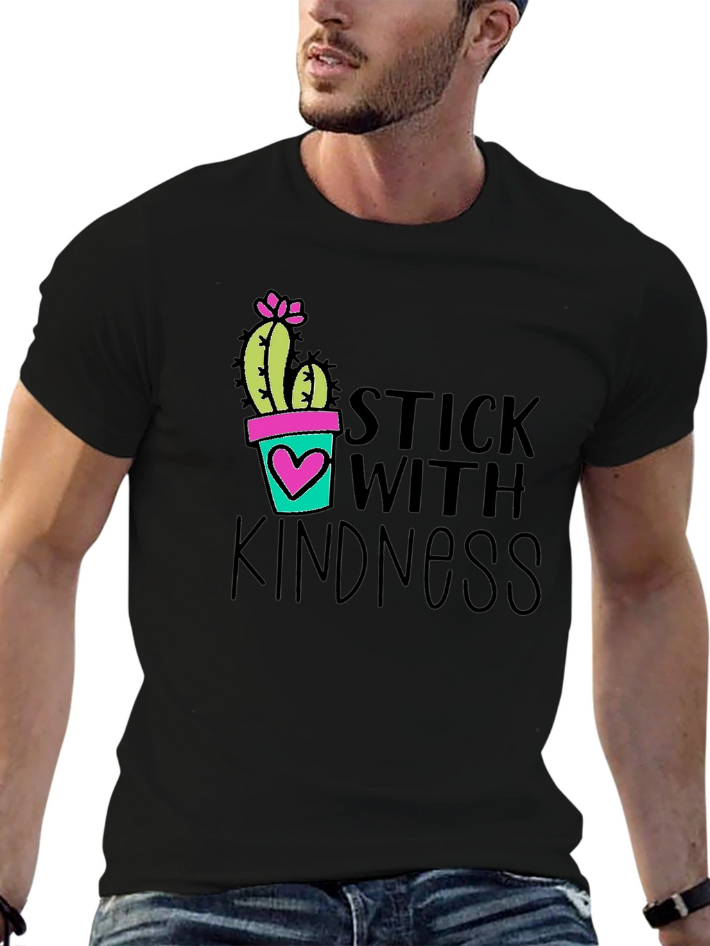 Stick With Kindness Graphic T-Shirt