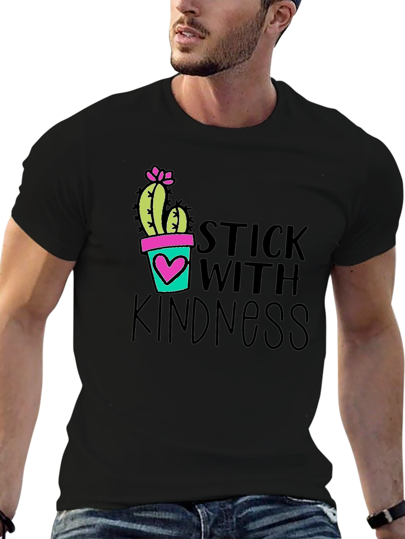 Stick With Kindness Graphic T-Shirt