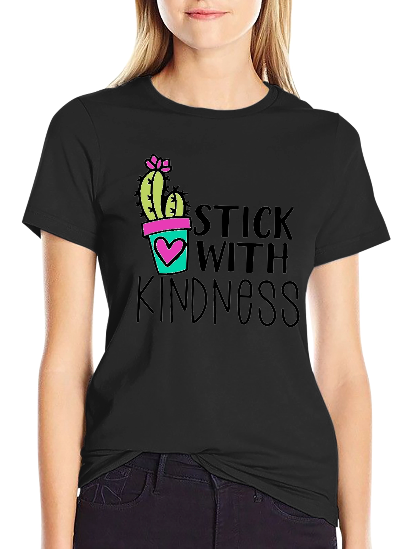 Stick With Kindness Graphic T-Shirt