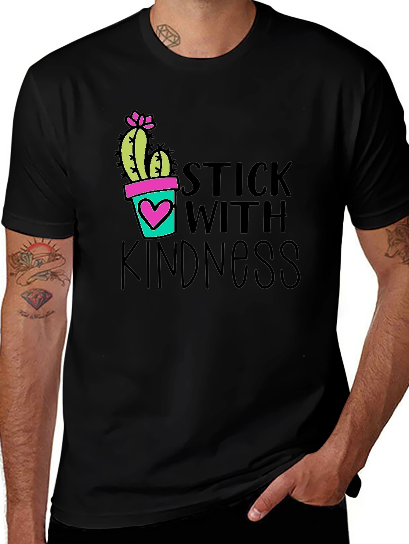 Stick With Kindness Graphic T-Shirt