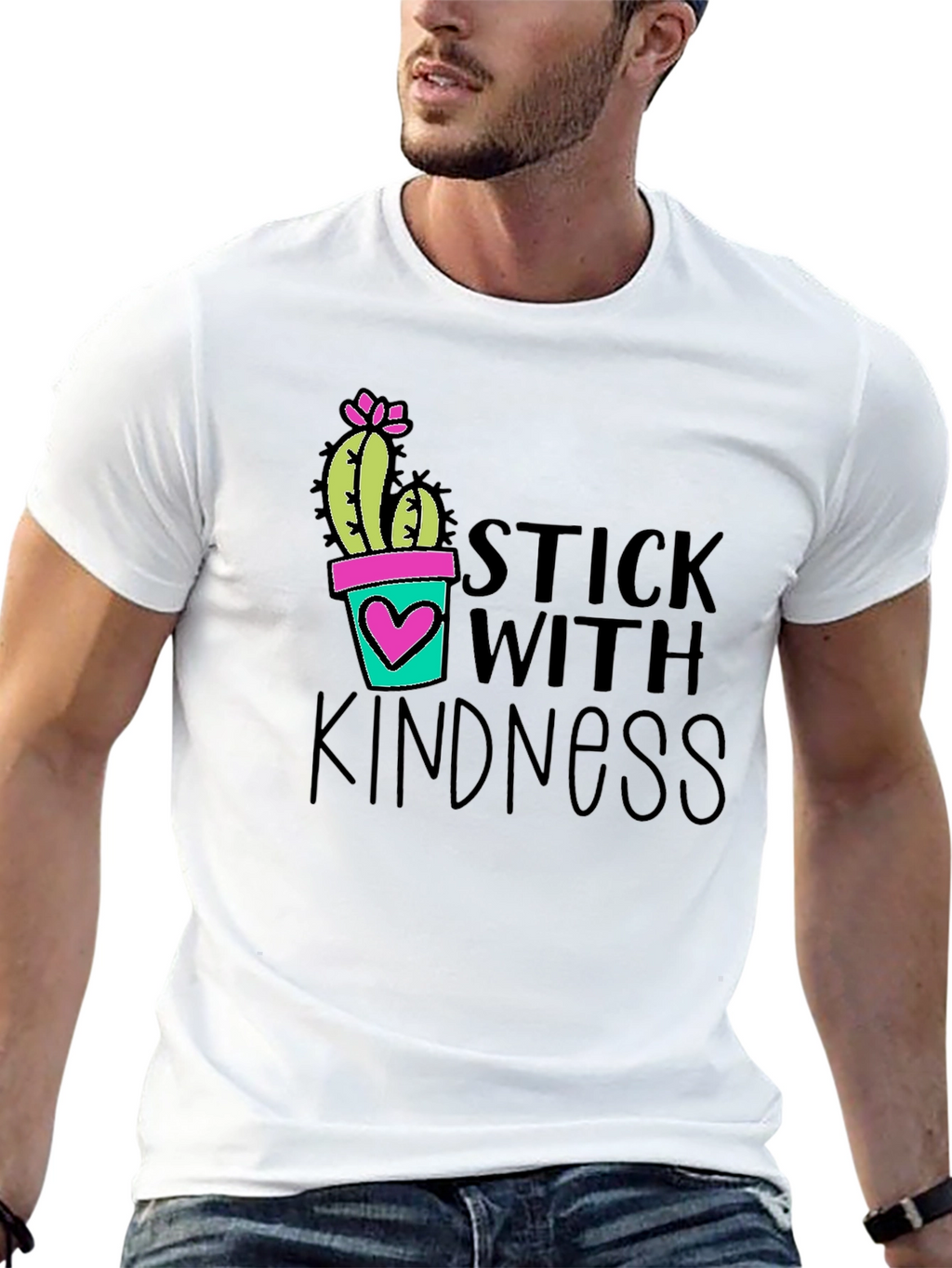 Stick With Kindness Graphic T-Shirt