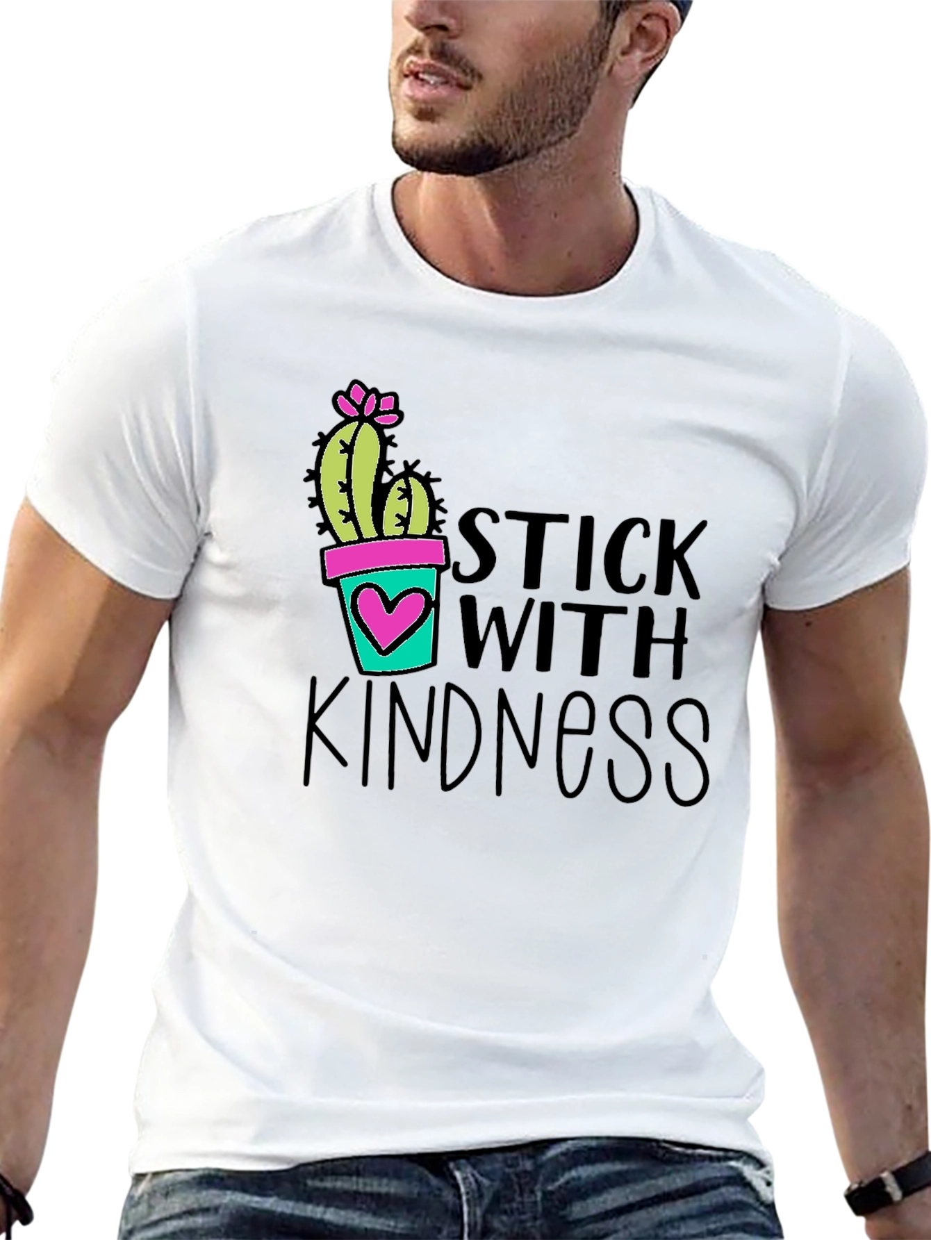 Stick With Kindness Graphic T-Shirt