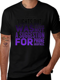 Lights Out Suggestion Graphic T-Shirt
