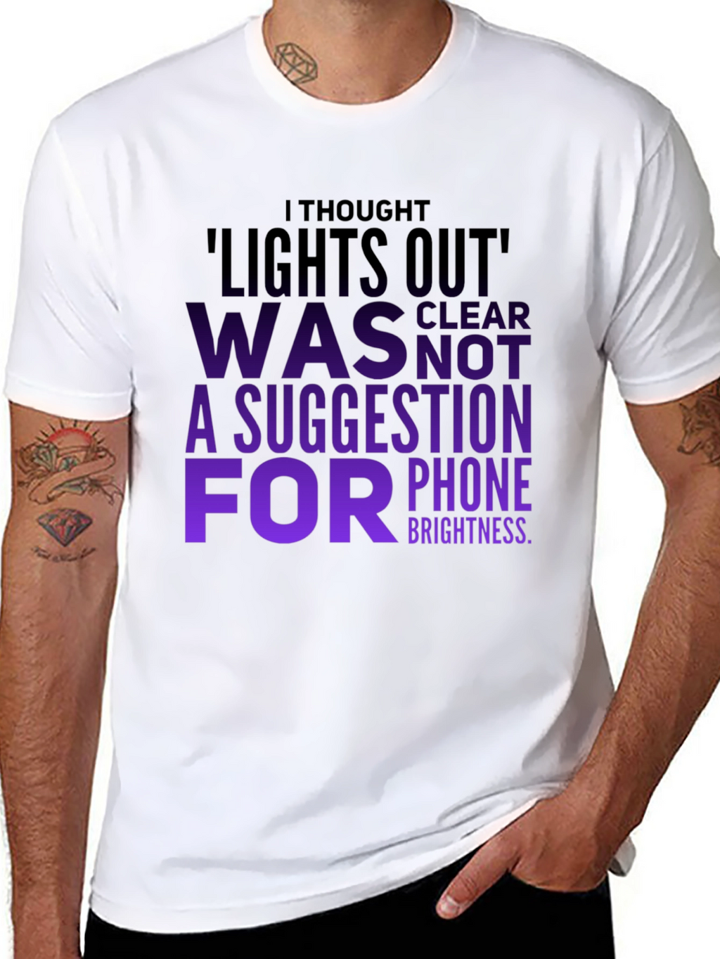 Lights Out Suggestion Graphic T-Shirt