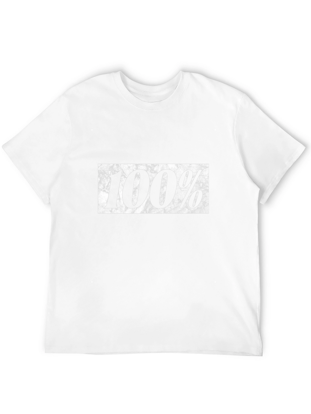 100% Graphic Tee - Black Cotton T-Shirt