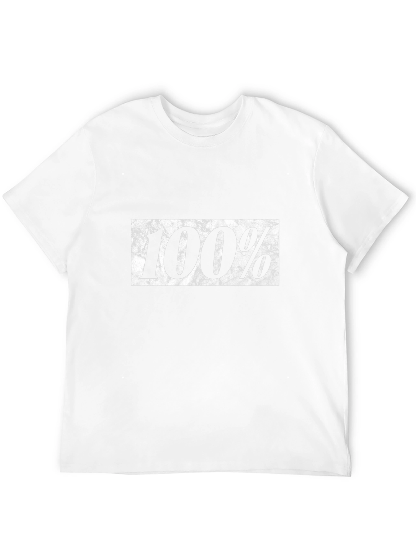 100% Graphic Tee - Black Cotton T-Shirt